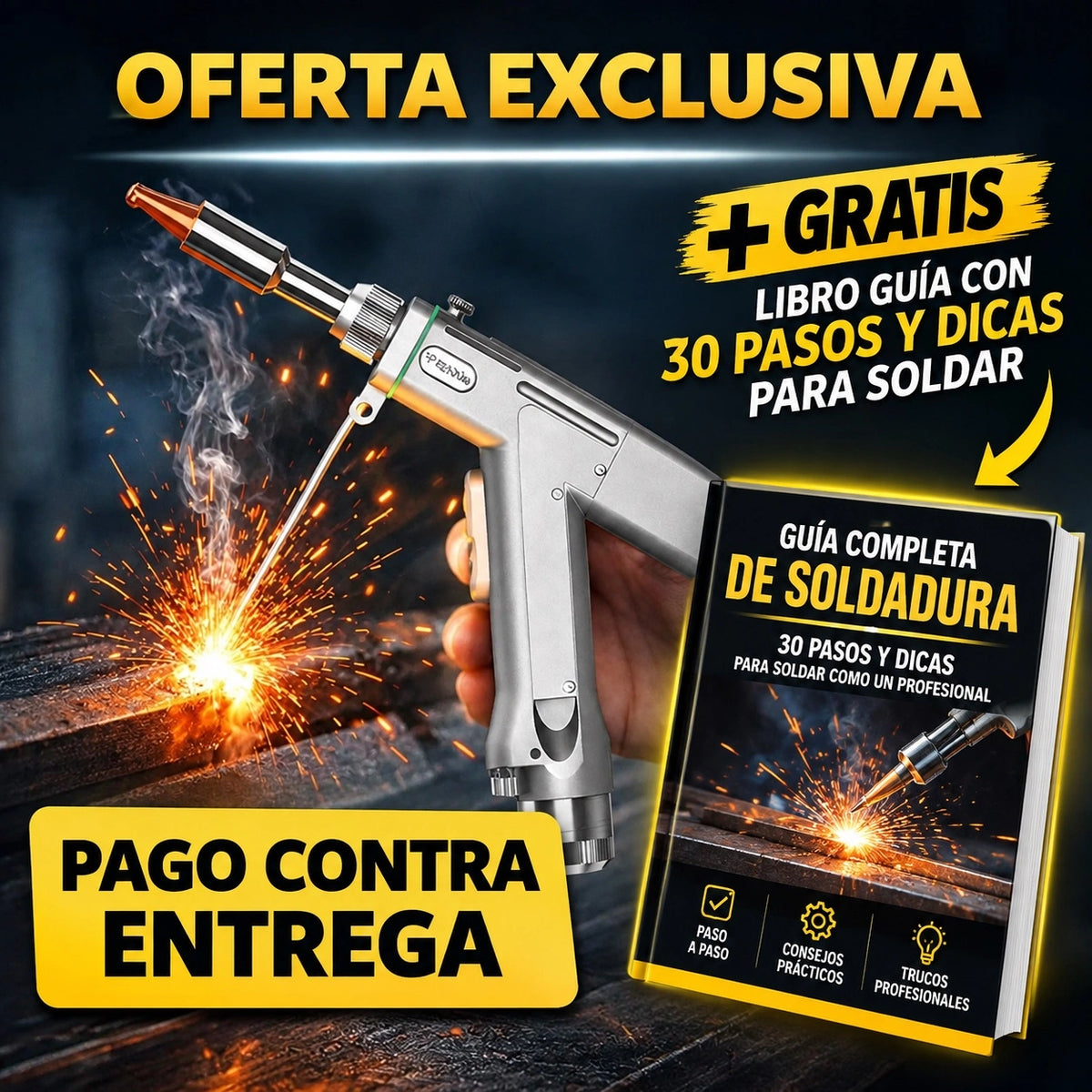 PISTOLA SOLDADURA | 💥 Kit Soldador + Libro guía 📚