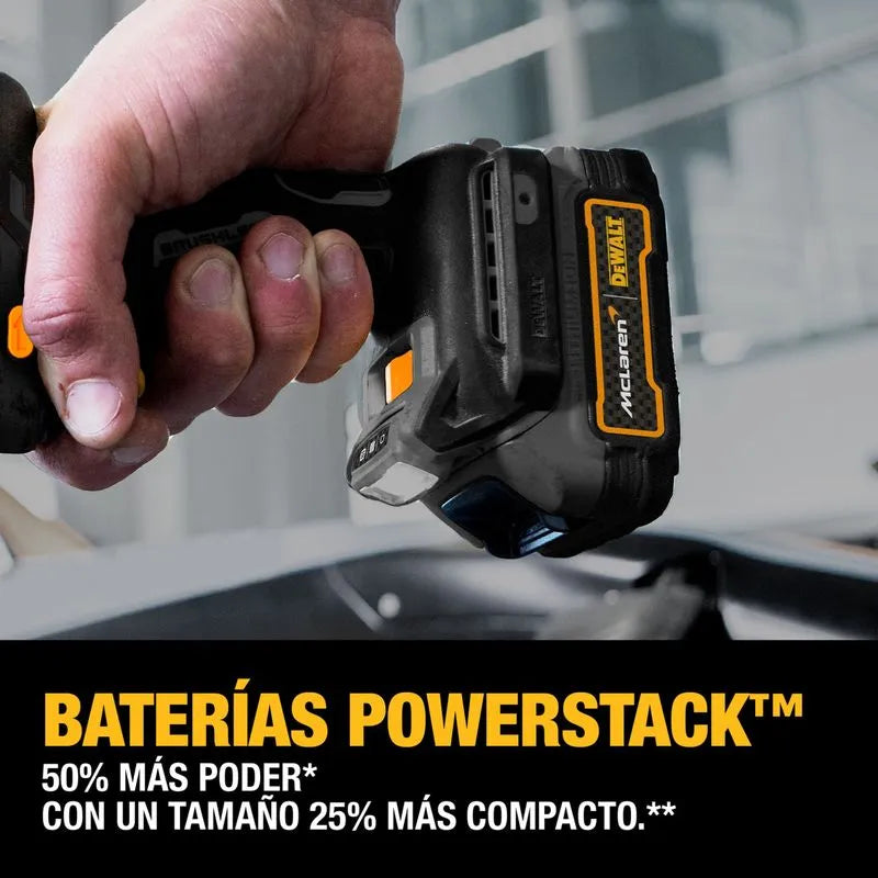 Kit MClaren Dewalt Edicion Limitada Taladro + Atornillador + Pulidora Dck200me2gt-b3