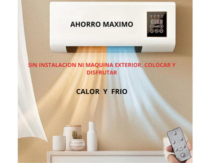 Aire Acondicionado Portátil 2 en 1 Calor y Frio - Bajo consumo y Máxima Potencia