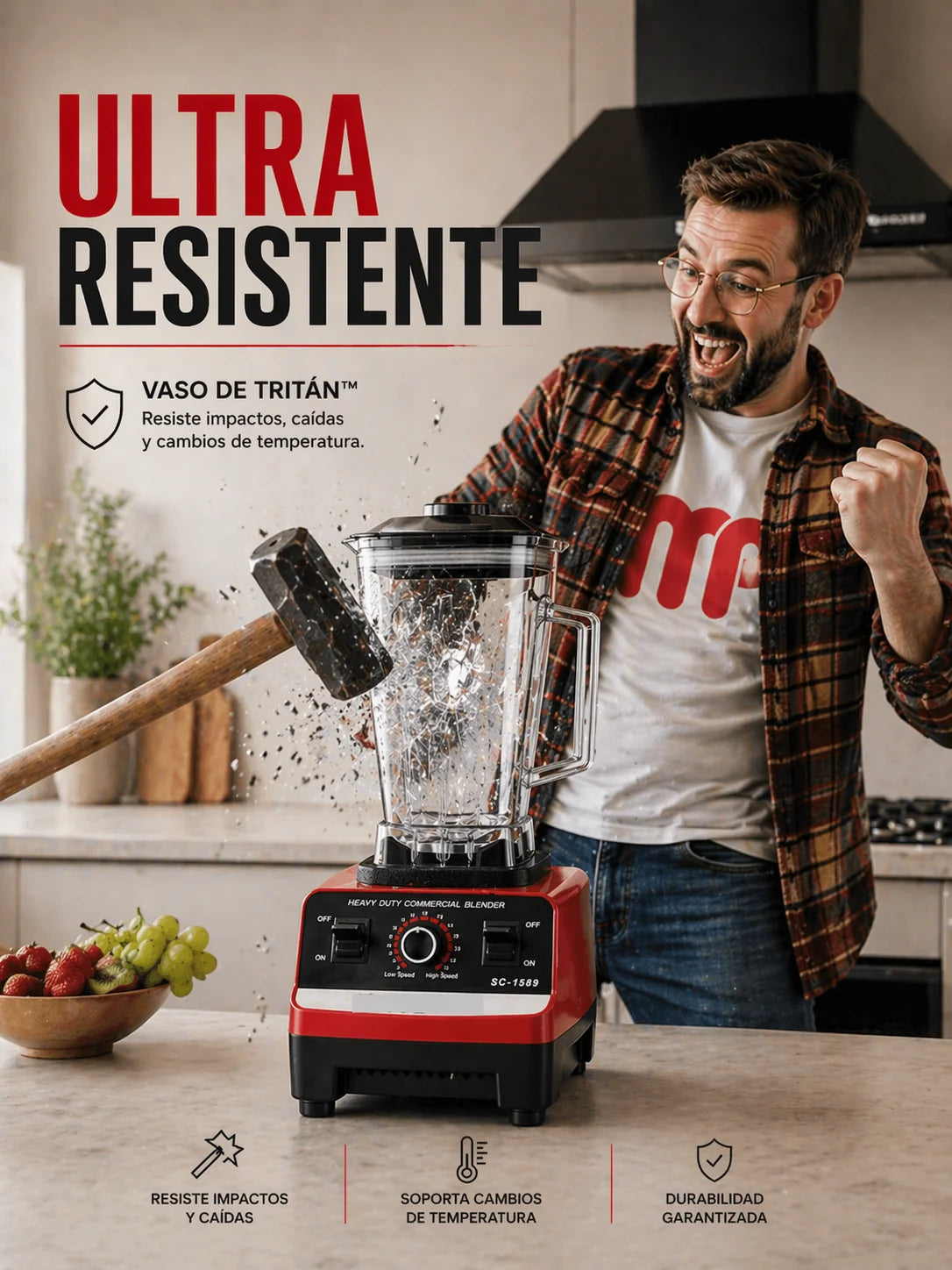 Pure Power Ninja 4500™ Licuadora Kitchen Profesional de Alto Impacto - 75% OFF